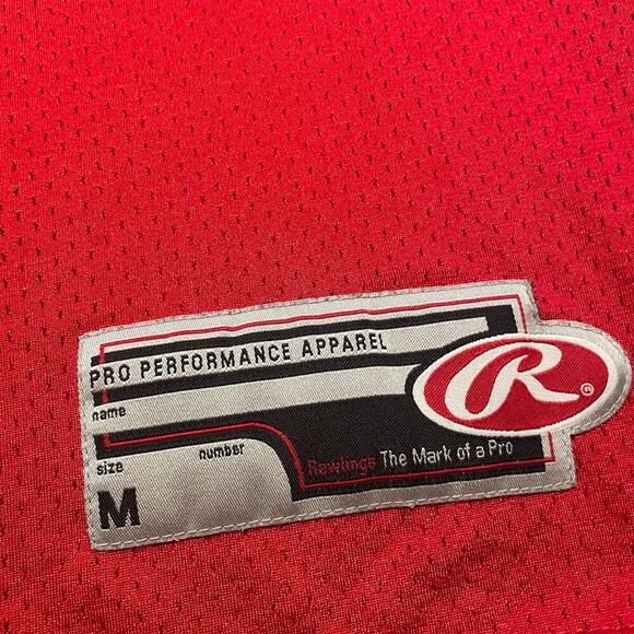 Vintage Jack Frost # 31 Football Jersey Mens Medium Rawlings Red - Picture 5 of 16